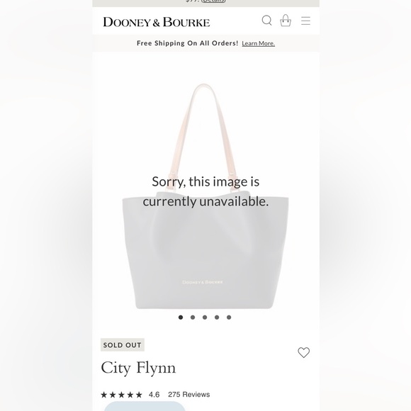 Dooney and Bourke City Flynn bag - Picture 3 of 8